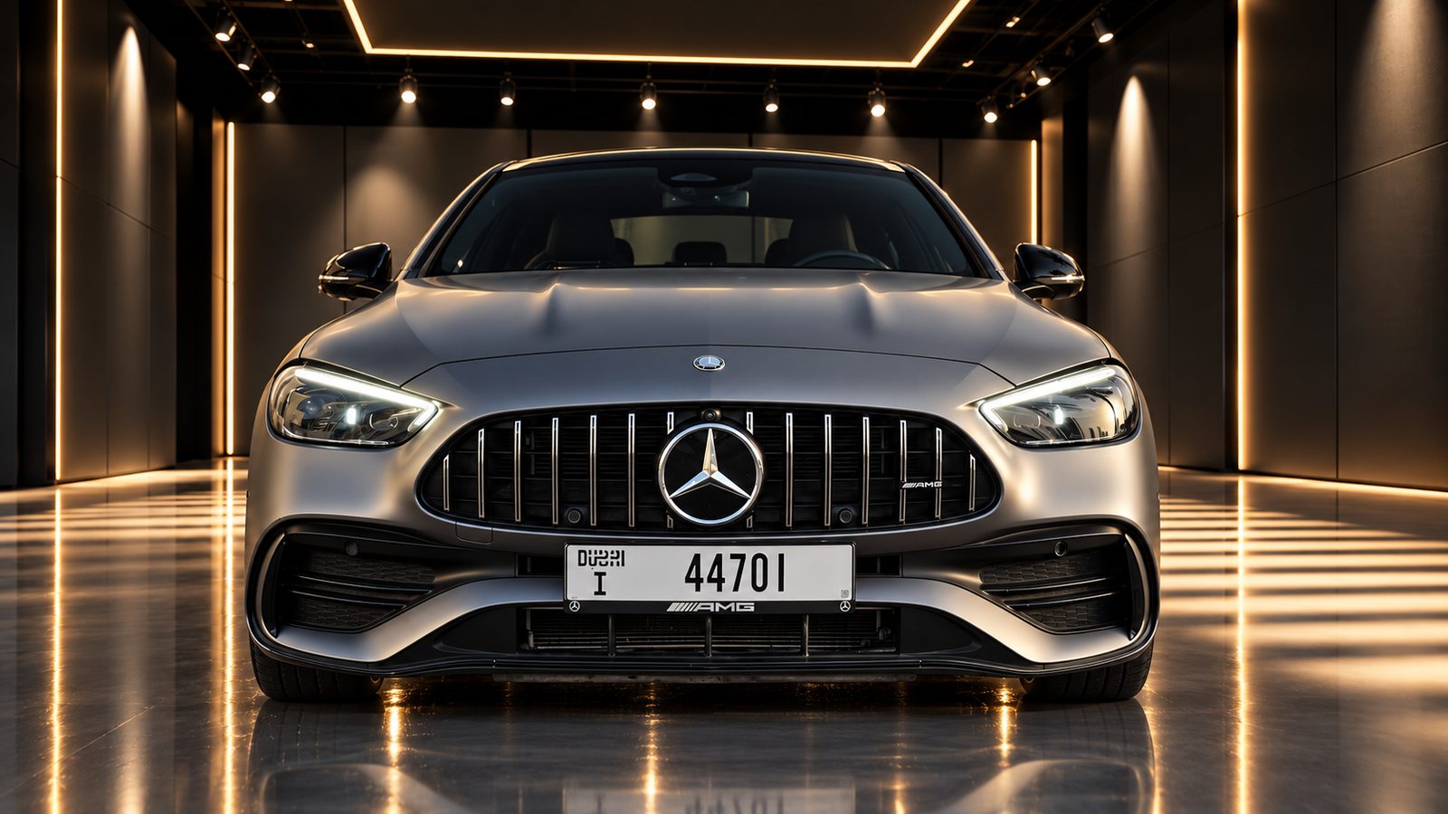 matte grey mercedes amg c43